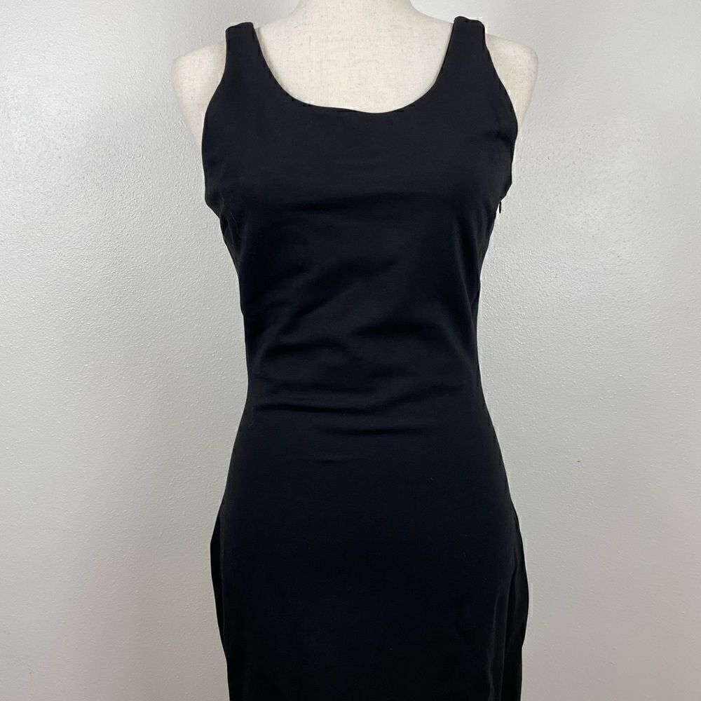 NWT Why Sleeveless Black Maxi Dress Size M